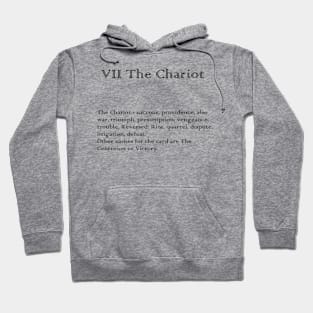 The Chariot Tarot Arcana meaning Hoodie